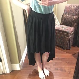 Black High-Low Skirt -American Eagle
